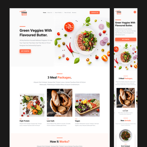 Nutrition websites - 29+ Best Nutrition Web Design Ideas 2024 | 99designs