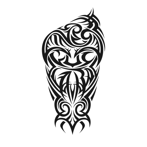 Names hidden in tribal Design by EDSTER