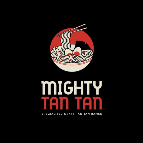 Japanese Tan Tan Ramen Shop Logo Design by A. R.