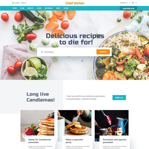 Designs | Help us redesign the first french independent cooking website ...
