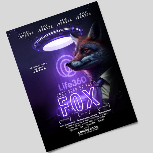 Design di Life360 2023 Year of the Fox Poster di Ashley Cannuli