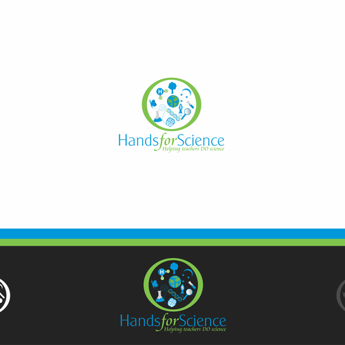 Create the next logo for Hands-for-Science Design by CWD Creative