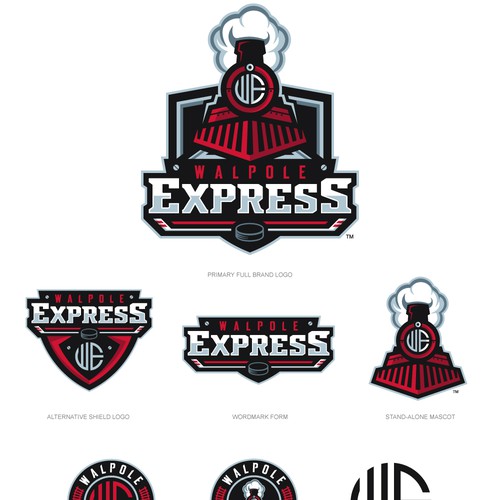 Create a Steam Engine Train logo for a Hockey Team | Concours: Création ...