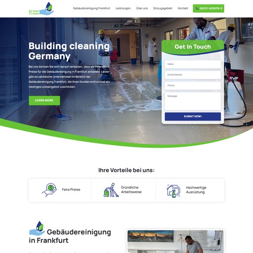 Web page design contest entry by Pinku