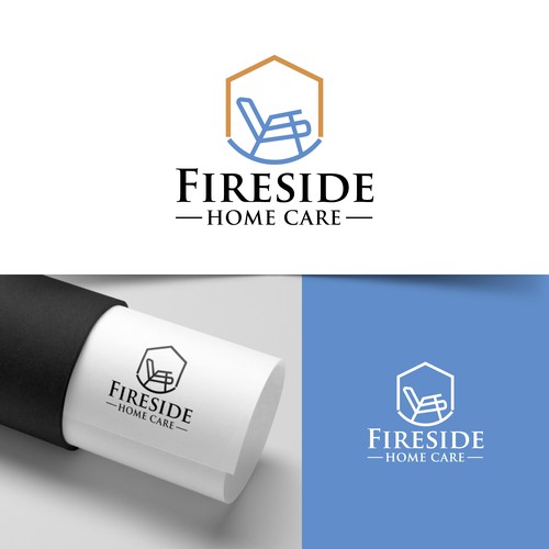 Fireside Home Care Logo Design by Web Hub Solution