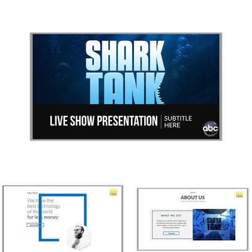 Enter The Shark Tank Powerpoint Template Contest! PowerPoint template