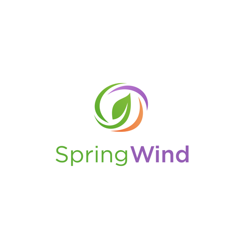 Spring Wind Logo Diseño de The Dutta