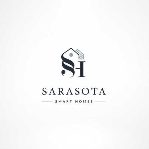 Sarasota Smart Homes logo for our company that does technology innovations and installations Design réalisé par Godly-Student