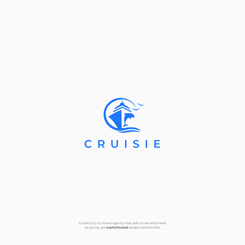 Diseño de Cruise Travel Agent Logo - Modern and Sophisticated de Ikim