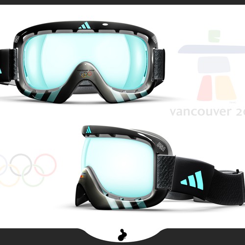 Design adidas goggles for Winter Olympics Design by JDAlfredson