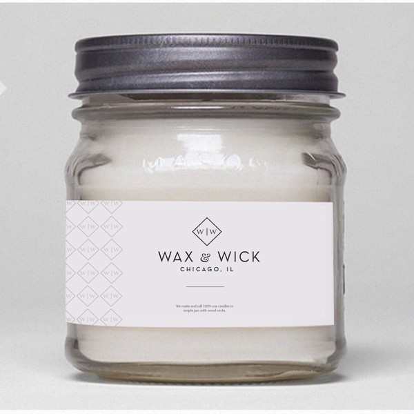Logo For Wax & Wick ( mens candle)
