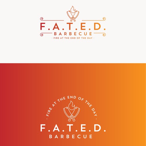 Design F.A.T.E.D. BBQ! Competition BBQ Team Logo NEEDED https://www.instagram.com/fated_bbq/ di CBT