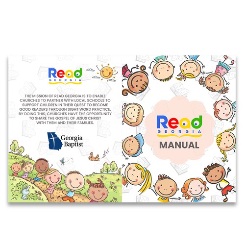 A book cover to inspire volunteers reading to children! Design by Thespian⚔️