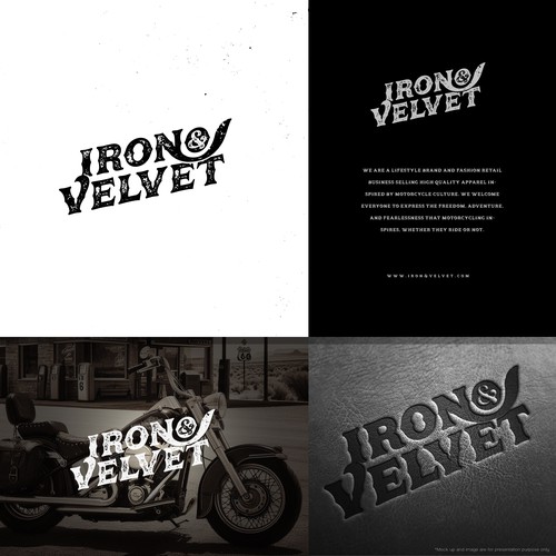 Fashion & lifestyle brand inspired by motorcycling Diseño de honeyjar
