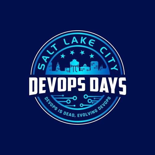 Evolution of DevOps - during Pi day - website and print logo Design by Logicainfo ♥