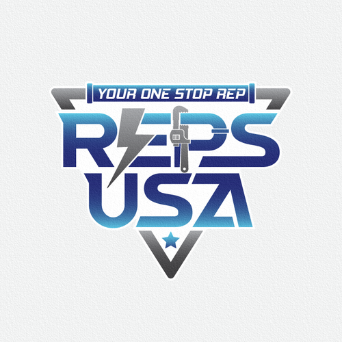 Diseño de Rep's USA Logo de inok june