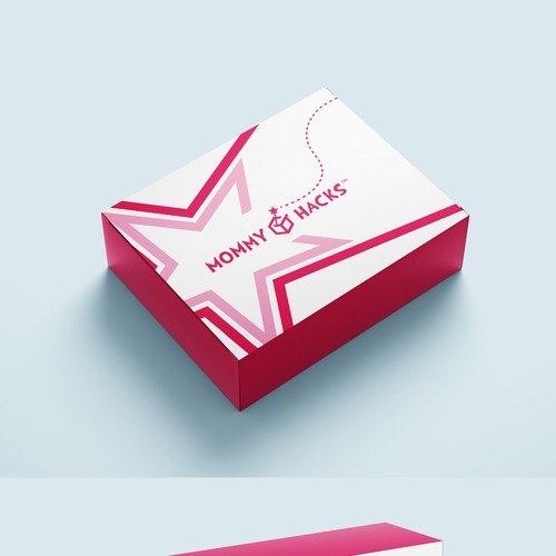 Design Mailer Box for Mommy Hacks Monthly Subscription Box Diseño de Aina K