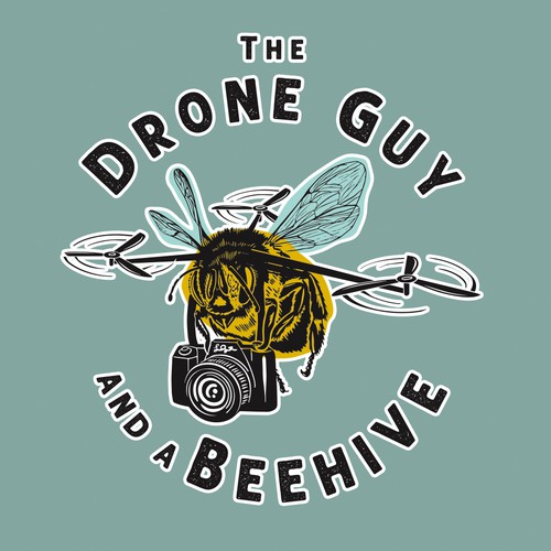 Logo for Hobbyist who likes bees and drone photography Design by Vbgraphicz