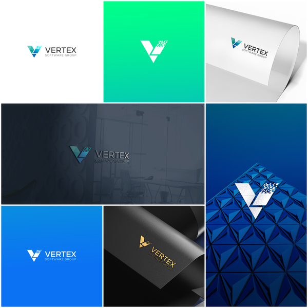 Design realizzato da ROLAZ_D intitolato "logo "VERTEX" for software company "