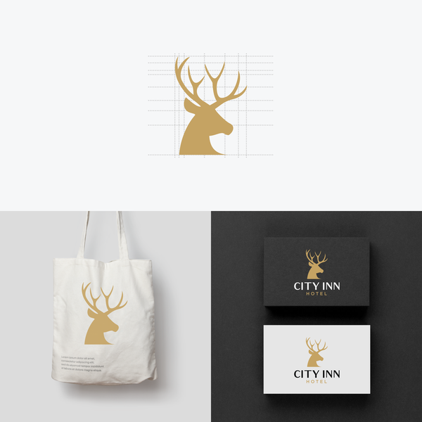 Design by eAzy_99 titled "Brand identity and logo for a hotel is located in Karlovy Vary"