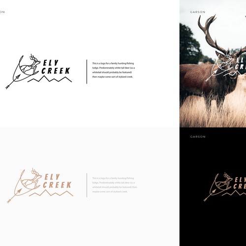 Hunting lodge Logo Design por Garson