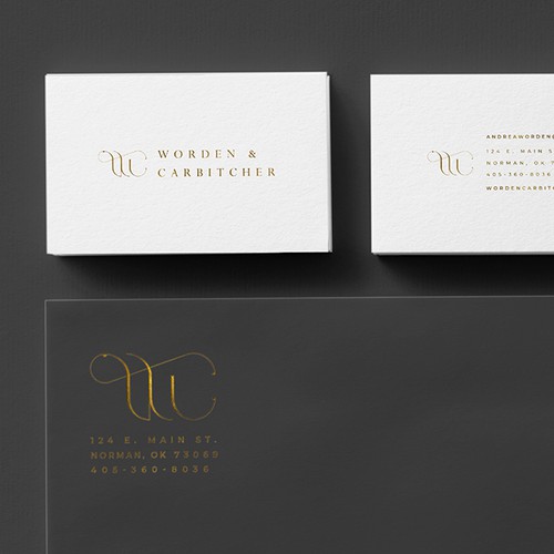 Law firm needs an updated brand with an old school feel in a modern way. Design by Nahs studio