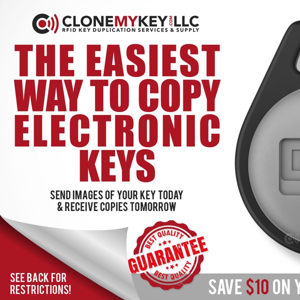 Clone My Key - Postcard design