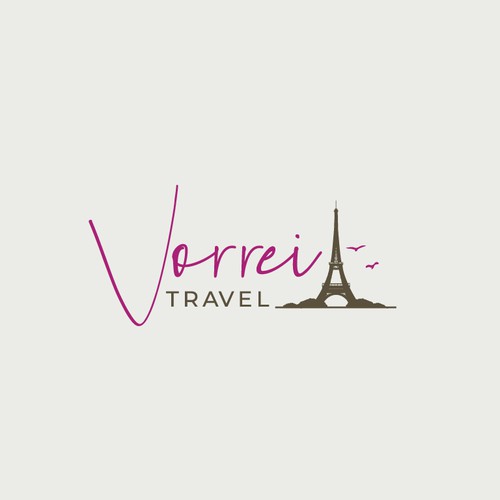 Boho European Travel Logo Design Design by FoxCody