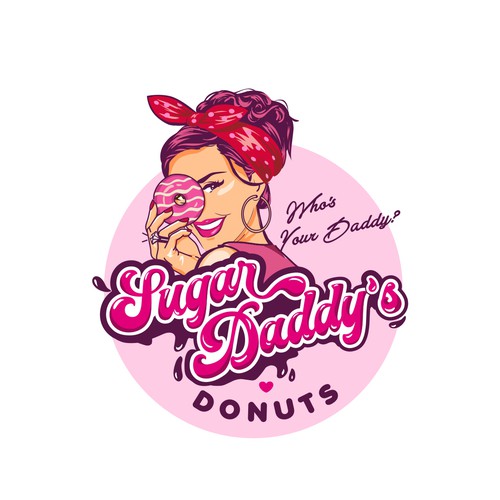 SUGAR DADDY DONUTS LOGO CONTEST Design by nindadian