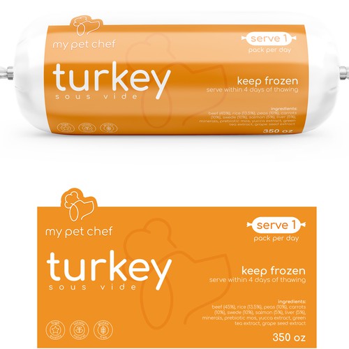 Premium Fresh Dog Food Design by Totoya
