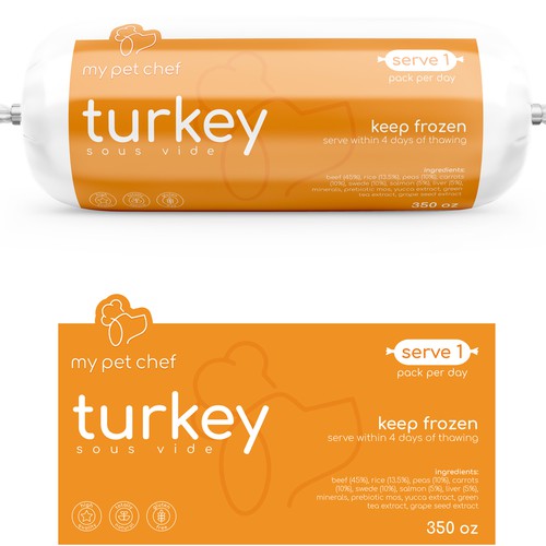 Premium Fresh Dog Food Design von Totoya