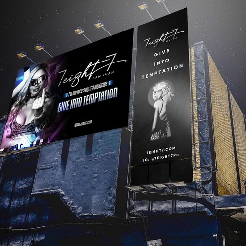 Billboard for a Nightclub and Gentlemen’s Club Design by RED DOT