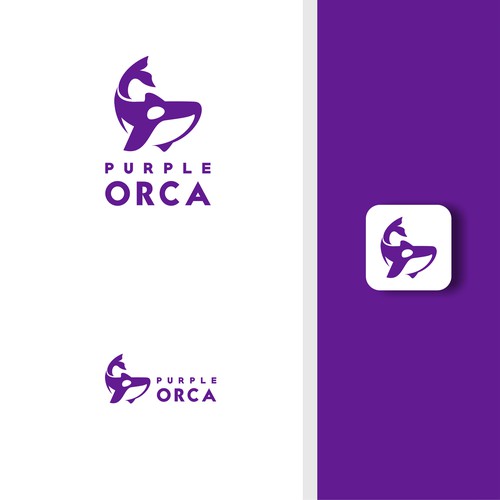 The purple orca wants to invest - a modern and youthful approach to venture capital Design by Fik96