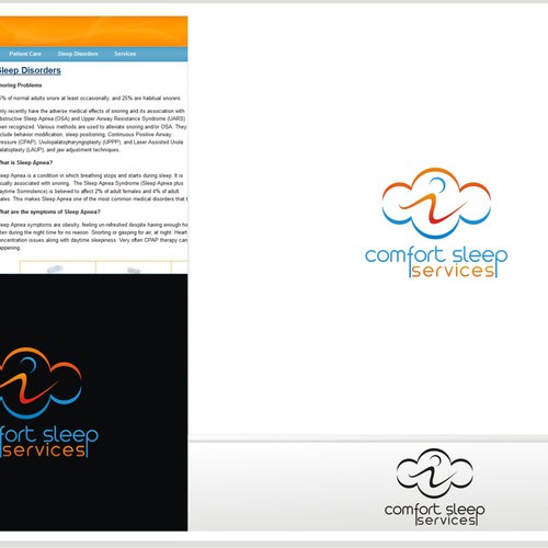Help Comfort Sleep Services With A New Logo Logo Design Contest