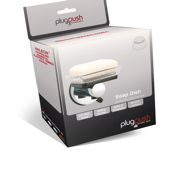 BOX print art for SUCTION line of KITCHEN & BATH accessories