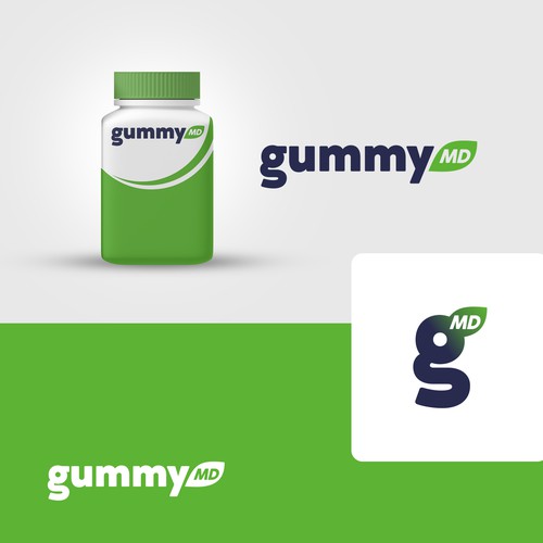 Brand identity for gummy supplement brand Diseño de Wolgen D