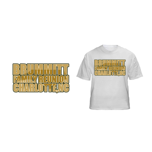 Help Brummitt Family Reunion with a new t-shirt design Réalisé par BluRoc Designs
