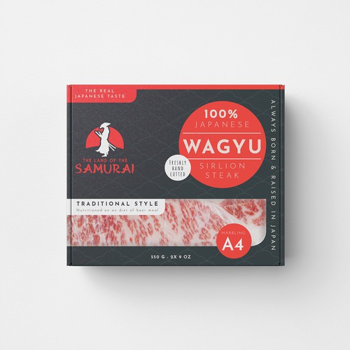 100% JAPANESE WAGYU STEAK Design by MKaufhold