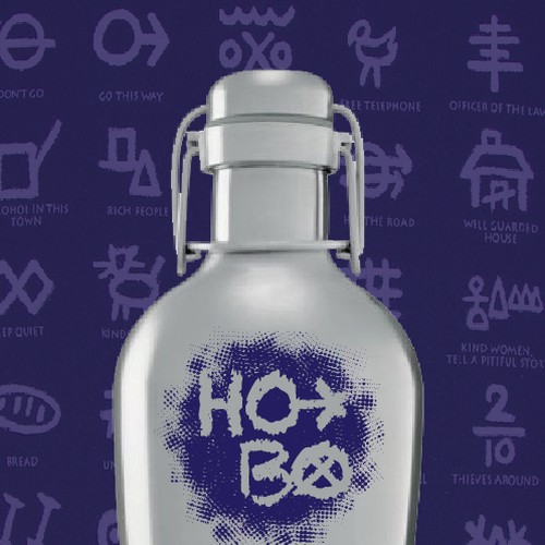 Help hobo vodka with a new print or packaging design Diseño de Thomasbateman