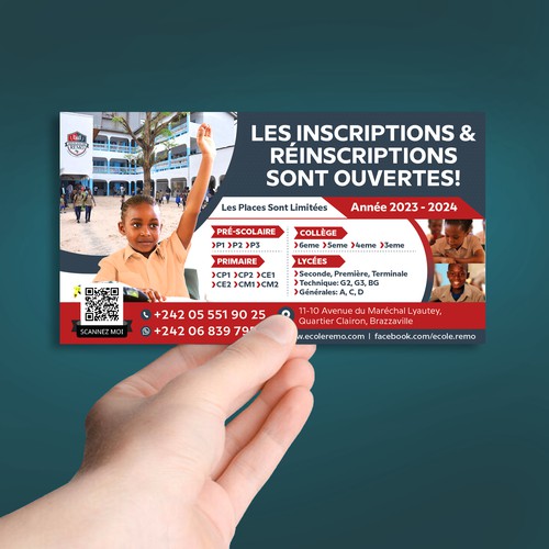 Design a classy flyer for an effective school rebranding & enrollment program Design by Viet Art