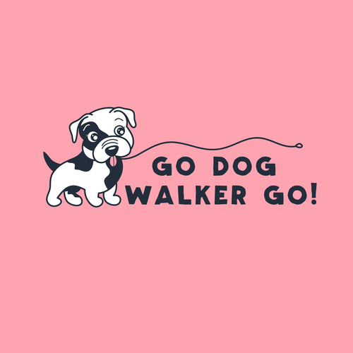 Diseño de Need fun logo for GO! DOG WALKER GO!  Dog Walking Service de hey_jelena