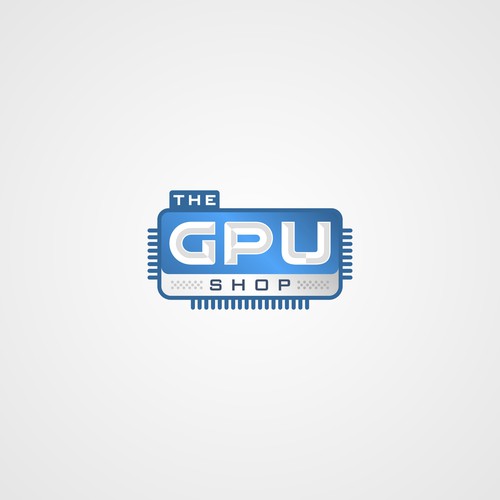 Create a futuristic logo for "The GPU Shop" Design by Firsada