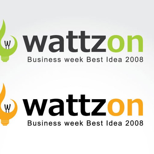 Help WattzOn (BusinessWeek Best Idea 2008) with a new logo Design by Concept Factory