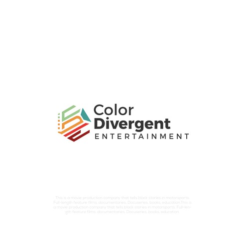 Divergent Color entertainment | African American Film Comapany Design por JosH.Creative™