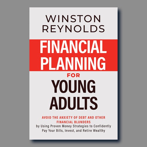 Unique finance book cover that appeals to young adults Design by EXedits