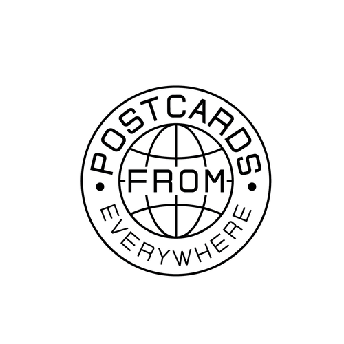 Postcards from Everywhere Logo Design by Branka lvdl
