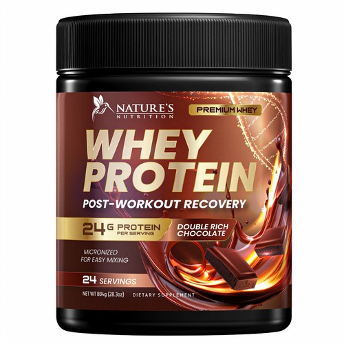 Tasty Whey Protein Chocolate Design Needed for Nature's Nutrition Design von Davi Giolo ★