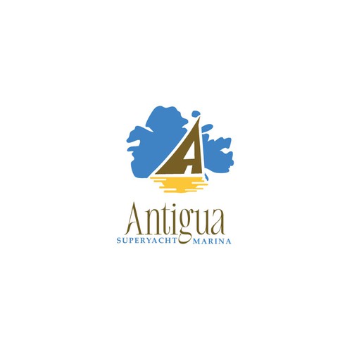 Logo for Antigua Superyacht Marina Design by Elite Craters