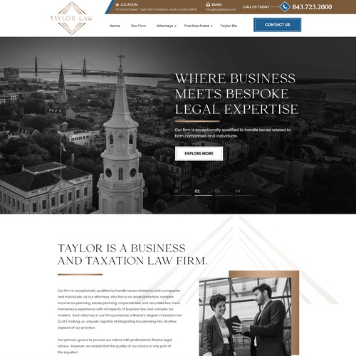 Taylow.Law Website and Software Platform Design by Moonlight Digital