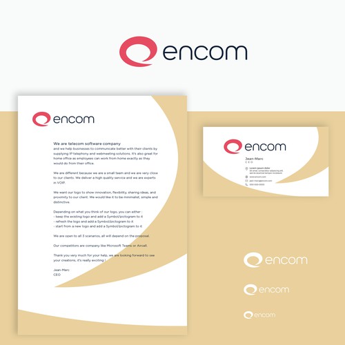 Minimalist Logo & Picto for a French new tech company Design by Klaudi